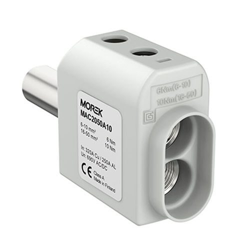 Stromversorgungs-Steckverbinder - MAC2050A10 - MOREK - rund / Schrauben / isoliert