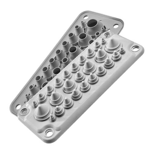 IP67-Kabeldurchführungsplatten - MBA1C27G11 - MOREK - für Schaltschrank