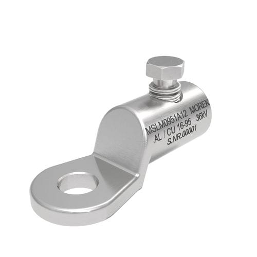 Ringkabelschuh - MSLM95A - MOREK - mit Schraubanschluss / ohne elektrische Isoliereigenschaften / Aluminiumlegierung