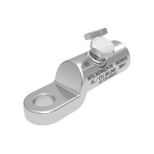 Ringkabelschuh - MSLM240A - MOREK - mit Schraubanschluss / ohne elektrische Isoliereigenschaften / Aluminiumlegierung
