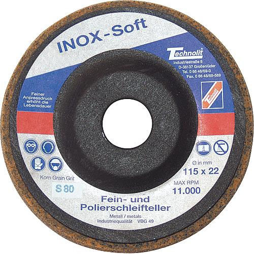 Polier-Schleifteller - INOX-Soft - TECHNOLIT GmbH - Entgrat / zylinderförmig