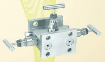 3-Wege-Verteilerblock - 3VEE6 - Expert Engineering - Flansch / für Messinstrumente