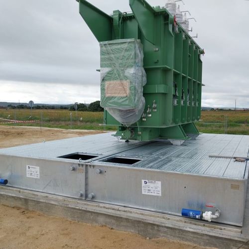 Auffangwanne für Transformator - Groupe SANERGRID
