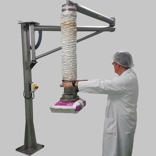 Säulenschwenkkran - Manut-LM - für Hubanwendungen / mit Gelenk / für schwere Lasten