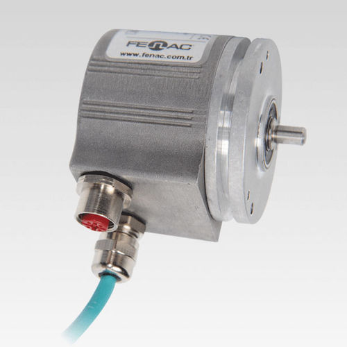 Doppelter Drehgeber - FNC 58S - FENAC ENGINEERING LTD. - inkremental / mit Vollwelle / Flansch
