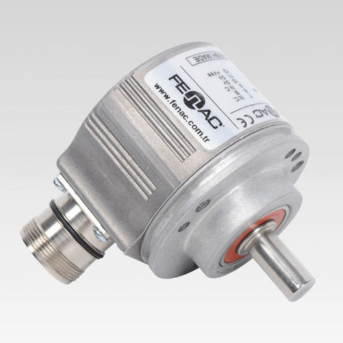 Inkrementaler Drehgeber - FNC 58B series - FENAC ENGINEERING LTD. - mit Vollwelle / Flansch / analog