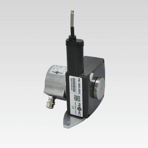 Flansch-Seilzuggeber - FNC W80 series - FENAC ENGINEERING LTD. - analog / Aluminium / gehärtet