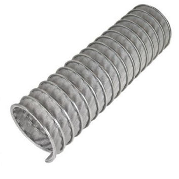Flexibler Luftkanal - U-Lok 1000 - Novaflex - Textil / galvanisiertem Stahl / Rauch-Absaug