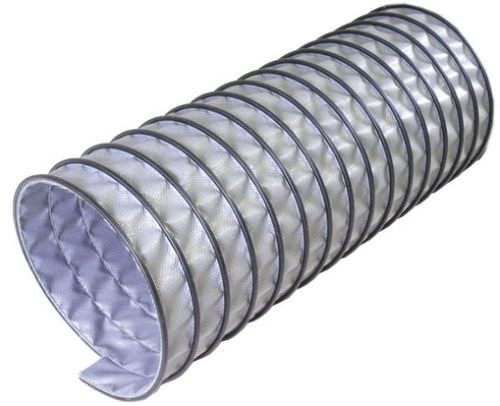 Flexibler Luftkanal - U-Lok 401 - Novaflex - Glasfasergewebe / Silikon / Rauch-Absaug