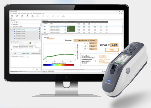 Software zur Qualitätskontrolle - SpectraMagic NX2 - Konica Minolta - Mess Ausgabe von Berichten / Farbmetrik / Prozesssteuerung