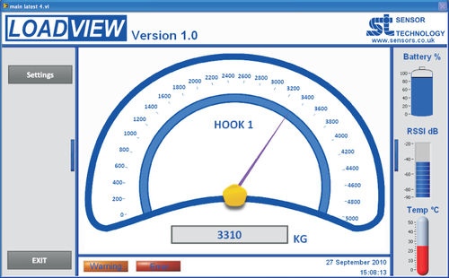 Überwachungssoftware - LoadView - Sensor Technology Ltd - Prozesssteuerung / Prozess / Echtzeit