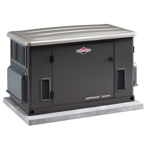 Benzinbetriebenes Stromaggregat - BRIGGS and STRATTON - dreiphasig / stationär / Kammereinspritzung