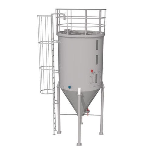 Silo mit konischem Boden - Stock Silo - KREYENBORG GmbH & Co. KG - für Pulver / für Schüttgut / für Pellets
