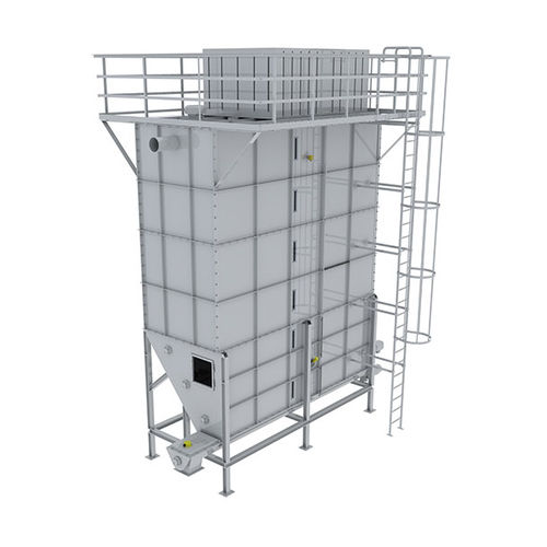Silo mit Extraktor - Block-Type - KREYENBORG GmbH & Co. KG - mit Mixer / für Schüttgut / Edelstahl