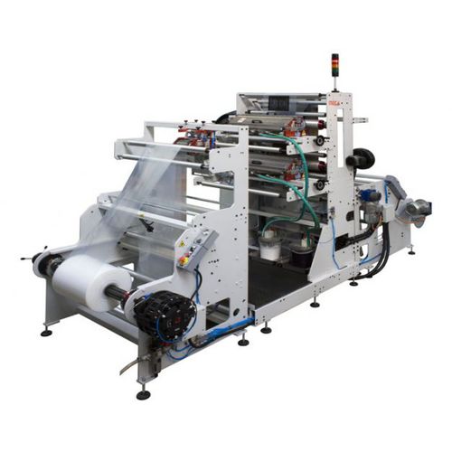 Stack-Flexodruckmaschine - SV-AV Series - Meca-Tecno di Cagossi Gianni & C. s.n.c. - 2-Farben / Roll-to-Roll / Warmlufttrocknen