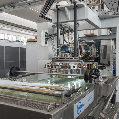 Monofilament-Extrusionsanlage - TECHNO FIL-POLYSTEEL - S.I.M.A. s.r.l. - für PP / für HDPE / für PET