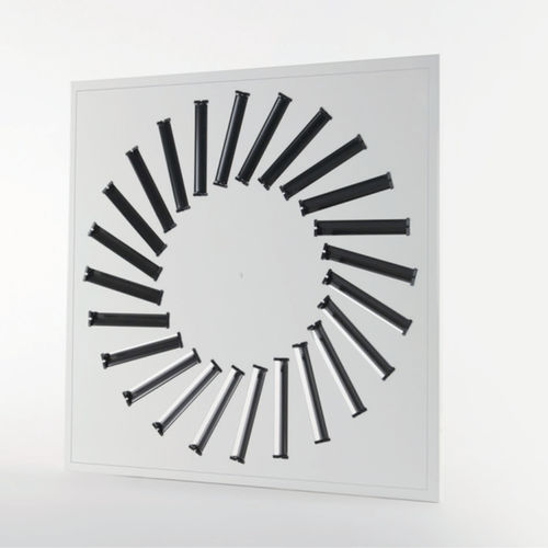 Quadratische Luftdurchlass - DAM61 series - TECNICA - Einbau / Induktion