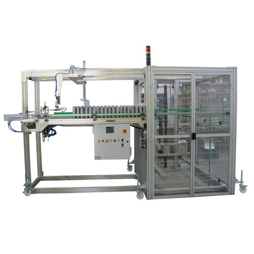 Oben-Palettierer - Villani Giovanni srl - für Flaschen / automatisch