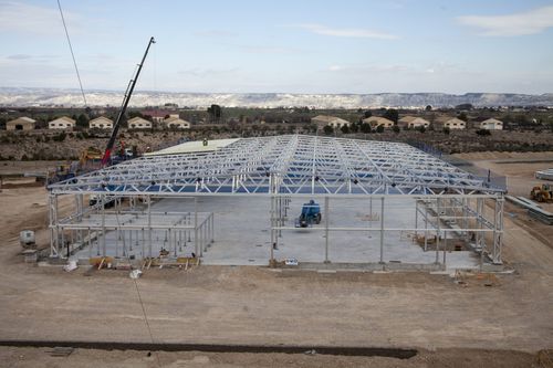 Modulare Halle - MRO  - Gaptek - ISO 14001 / Aluminium / Segeltuch