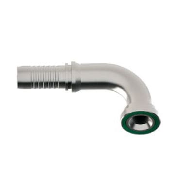 Hydraulikanschluss - TUR 172 - TURALI HOLDING - geriffelt / 90°-Winkel / Edelstahl