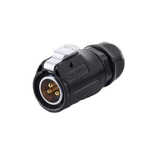 Stromversorgungs-Steckverbinder - LP-20-3 - SHENZHEN LINKO ELECTRIC CO.,LTD - Kabel zu Kabel / zirkulär / innen