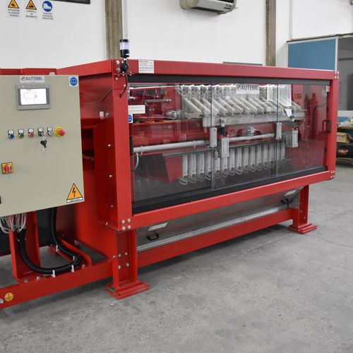 Seitenholm-Filterpresse - SPF  - Autemi s.r.l. - vollautomatisch / zur Abwasserbehandlung / für Schlamm