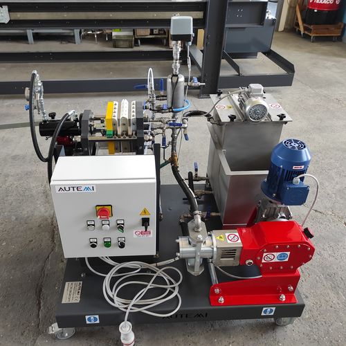 Filterpresse für Labor - Autemi s.r.l. - Seitenholm / manuell / Hochdruck
