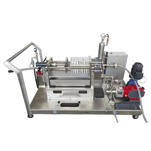 Membranfilterpresse - LAB200-EFS - Autemi s.r.l. - automatisch / elektrisch / für Labor
