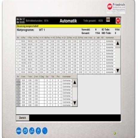 Mehrachsen-Digitalsteuerung - D. Friedrich - mit Touchscreen / embedded