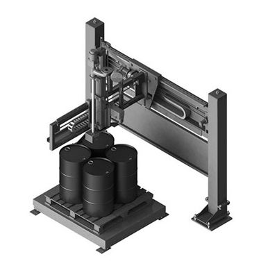 Füllmaschine für Fässer auf Paletten - K-DOS - GREIF-VELOX Maschinenfabrik GmbH - halbautomatisch / IBC / für Lebensmittel