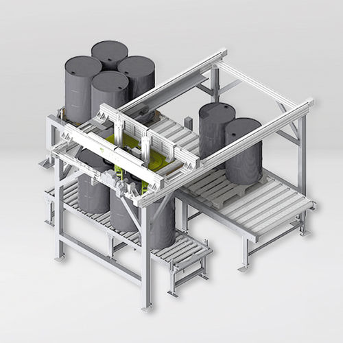 Palettierer und Depalettierer / Portal - GREIF-VELOX Maschinenfabrik GmbH - für Baustoffe / für Pflanzenschutzmittel / für die petrochemische Industrie