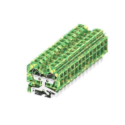 Zugfederanschluss-Klemmenblock - 210907 - Ningbo SUPU Electronics Co., Ltd. - auf DIN-Schiene / Erdung / Kupfer