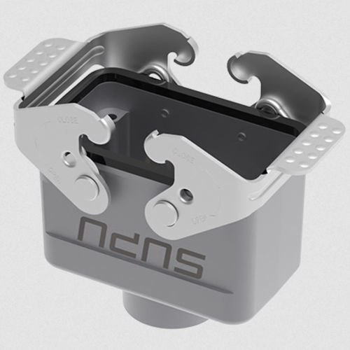 Steckverbinder-Gehäuse / IP65 - S10B-CC-2L.M-PG16 - Ningbo SUPU Electronics Co., Ltd. - für Intensiveinsatz / Metall