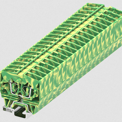 Klemmenblock auf DIN-Schiene - 254607 - Ningbo SUPU Electronics Co., Ltd. - Zugfederanschluss / Kupfer / IEC