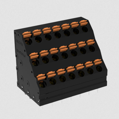 PCB-Klemmenblock - MC-TTP5.0AXXP-BK-0001 - Ningbo SUPU Electronics Co., Ltd. - Federdruck / Push-in / Kupfer