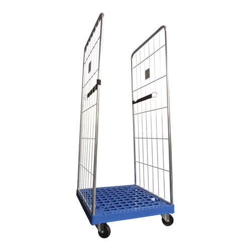 Fachböden-Rollcontainer - ROLL0020 - Italiana Contenitori Srl - Metall / Kunststoffboden
