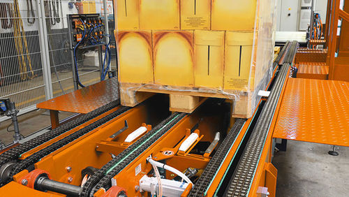 Haubenmaschine mit Schrumpffolie - MSK - automatisch / für Paletten