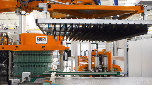 Palettierer und Depalettierer / Schicht - tech series - MSK - für Flaschen / für Glasbehälter / automatisch