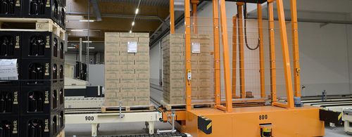 Automatisierter Transferwagen - Linktech - MSK - Paletten