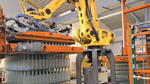Roboter-Palettierer - Robotech - MSK - Schicht / für Flaschen / für Glasbehälter