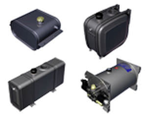 Speicherbehälter - OMFB - Öl / Metall / horizontal