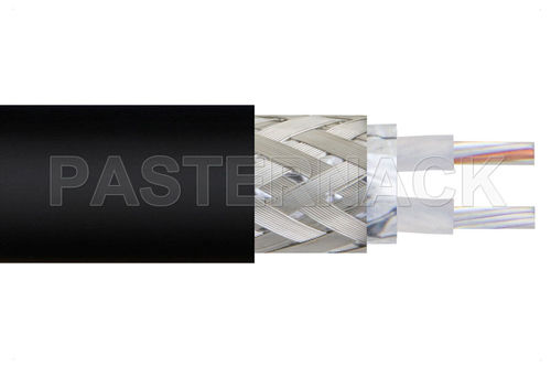 RF-Glasfaserkabel - PE-S330 - Pasternack Enterprises, Inc. - isoliert / Twinaxial / flexibel