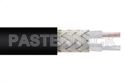 RF-Glasfaserkabel - RG108A/U - Pasternack Enterprises, Inc. - isoliert / Kupfer / Twinaxial