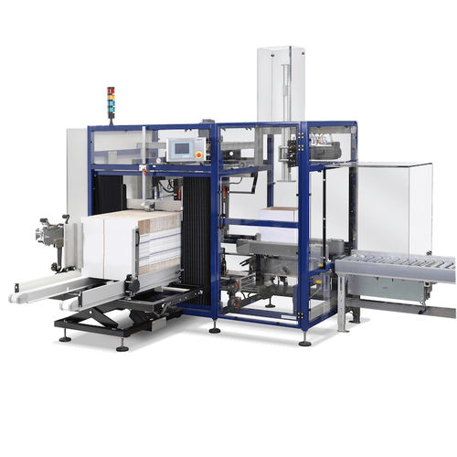 Halbautomatischer Kartonaufrichter - Form’it!™ Case - Ranpak - mit Klebeband / Hotmelt-Klebstoff / mit präzisem Faltvorgang