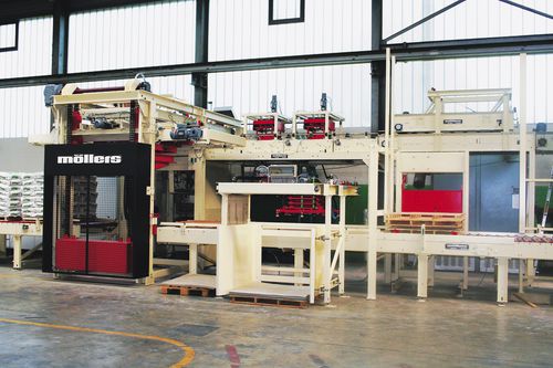 Palettierer für Baustoffe - PLS-B - Möllers - Schicht / Roboter / für Säcke