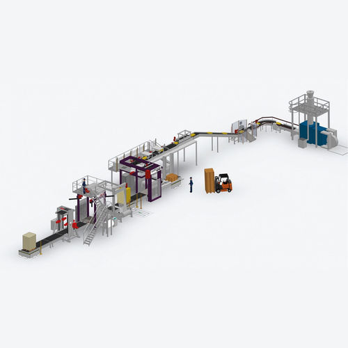 Verpackungsanlage für die Lebensmittel- und Getränkeindustrie - Full Line - Möllers - für die petrochemische Industrie / zum Füllen / für Chemikalien
