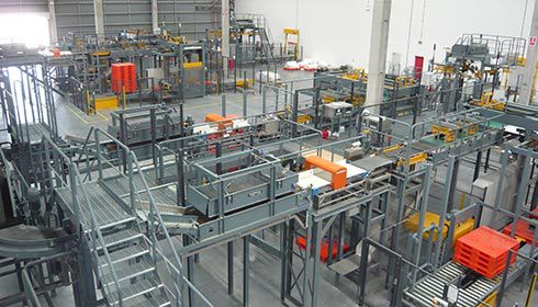 Fördersystem für die Lebensmittelindustrie - Möllers - Paletten / für Produktionsanlagen / für Schüttgut