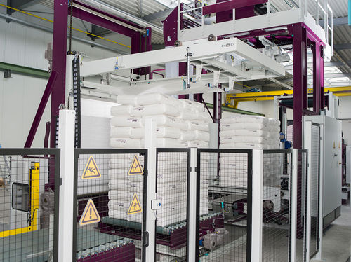 Automatische Haubenmaschine - PSH series - Möllers - mit Stretchfolie / für Baustoffe / für Chemikalien
