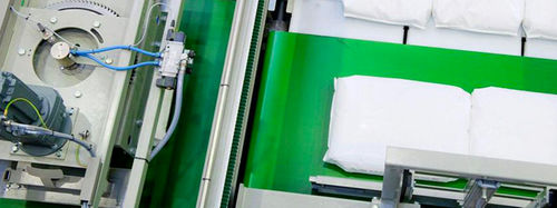 Automatische Haubenmaschine - PHS - Möllers - mit Stretchfolie / Paletten