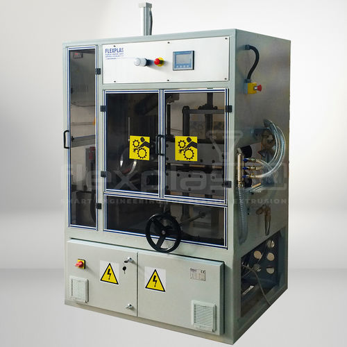 Fugenschneider-Sägemaschine - FLEXPLAS HORTUM SANAYI MAKINA IMALAT VE PAZARLAMA LIMITED SIRKETI - für Rohre / für Profile / mit Touchscreen-Bedienung